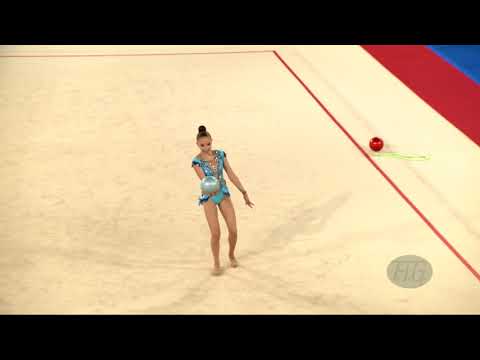 ANITEI Laura (ROU) - 2019 Rhythmic Junior Worlds, Moscow (RUS) - Qualifications Ball
