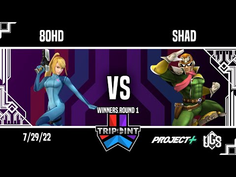 Tripoint Smash 153 - Winners Round 1 - 80HD(Zero Suit Samus) Vs. Shad(Captain Falcon)