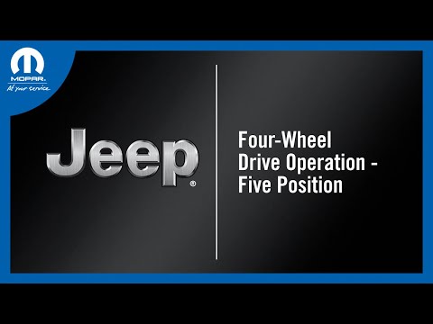 Four Wheel Drive Operation - Five Position | How To | 2024 Jeep Wrangler/Gladiator