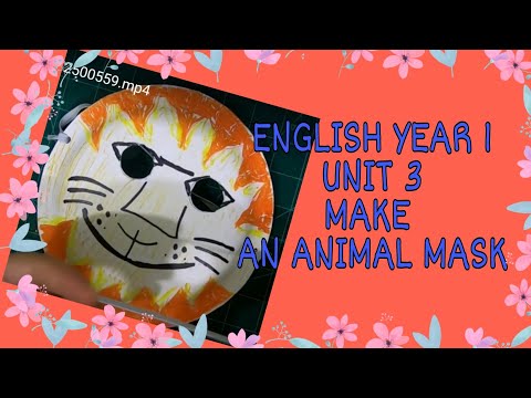 Superminds ( English Year 1) Make An Animal Mask