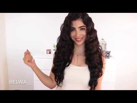 Apply & Style Wavy Hair Extensions With @Elwa__
