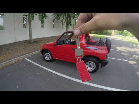 Thumbnail for Very Rare 1995 Geo Tracker 5-Speed Manual Convertible SUV walk-around and test-drive by Chevrolet, Suzuki, SUV, Convertible, Vehicle, Sport utility vehicle