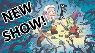 Интервью с Мэттом Грейнингом о сериале "Разочарование" на английском языке 2018