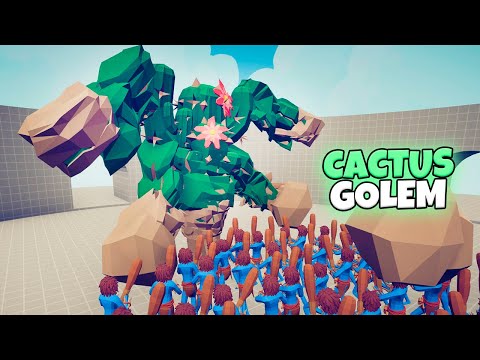 CACTUS GOLEM vs EVERY FACTION | TABS Totally Accurate Battle Simulator Gameplay