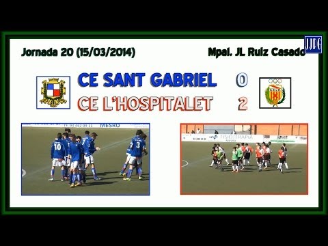 2013-14 Cadete Preferente - J20 - CE Sant Gabriel - CE L'Hospitalet 0-2 (The Cure)