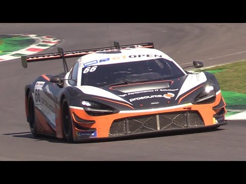 International GT Open Monza 2023- Racing Action, Pure Sound, Rain & More