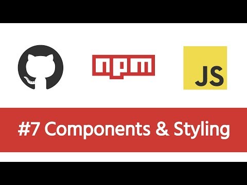 Build a Modern JS Project 7 Components Styling