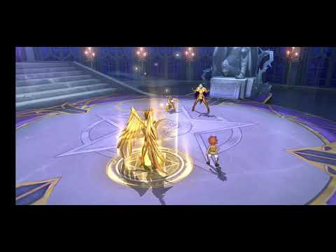 Sala entrenamiento armadura renacida de Sagitario