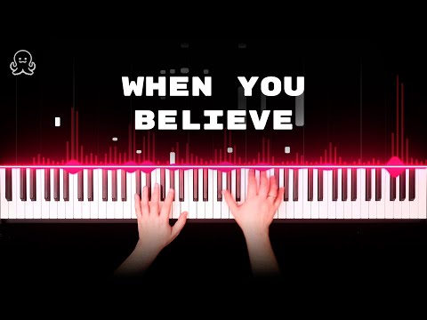When You Believe (The Prince of Egypt) - Whitney Houston piano tutorial