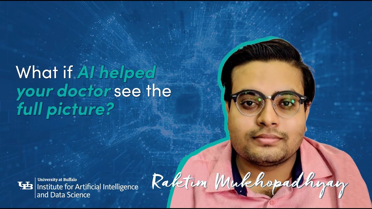 Raktim Mukhopadhyay presenting on "From Words to Wellness: Large Language Models Applied to the Identification of Social Determinants of Health"