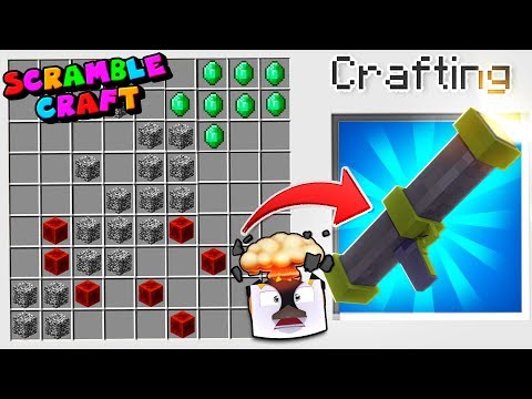 Atlantic Craft - Minecraft - Minecraft - HOW TO CRAFT OVERPOWERED WEAPON! (Scramble Craft)