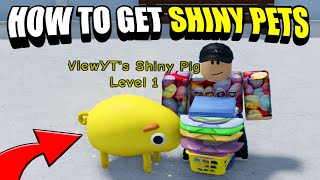 How to get SHINY PETS in LAUNDRY SIMULATOR! (Roblox)