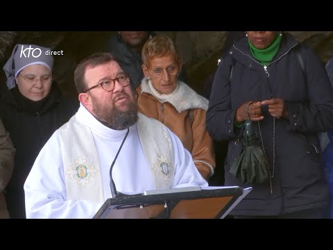 Chapelet du 27 février 2024 à Lourdes