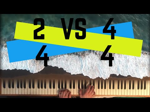 The Difference Between 2/4 and 4/4 Time Signatures - Music Theory