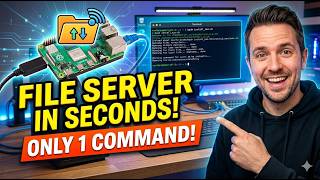 Turn Your Raspberry Pi into a File Server in Seconds (1 Command)