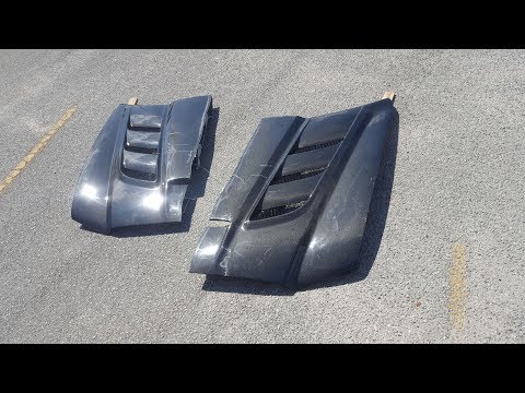 Destroyed my Carbon Fiber Hood !!!!