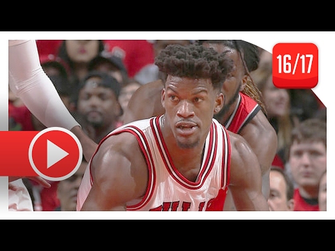Jimmy Butler Full Highlights vs Raptors (2017.02.14) - 19 Pts, 12 Ast