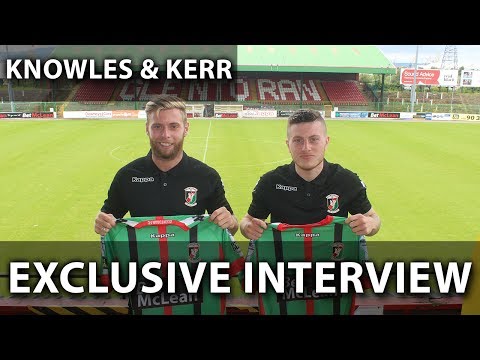Exclusive interview with new signings James Knowles and Nathan Kerr