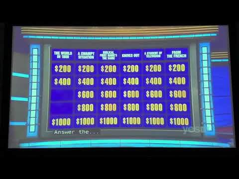 Jeopardy, Brandon Deutsch Day 2 - 1st Daily Double (4/6/21)