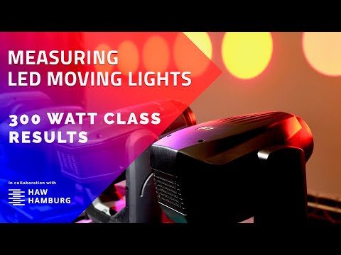 (3/3) • Moving Lights Comparison (300 Watt Class) • HAW Hamburg Lightlab