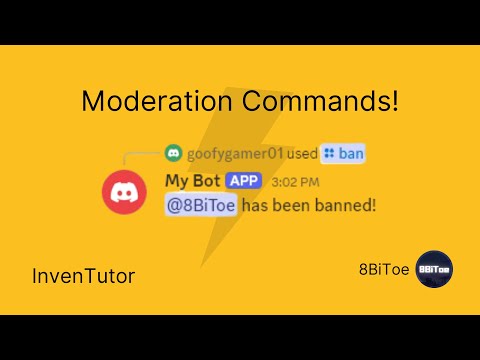 Video Thumbnail for How to create Moderation Commands