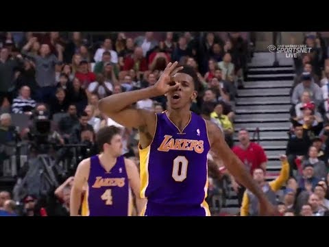 2014.01.19 - Nick Young Full Highlights at Raptors - 29 Pts, Swaggy P Mode!