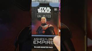 Ashes of the Empire – Opening the first booster pack! #starwars #starwarsunlimited #swu
