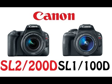 Canon EOS Rebel SL2/ EOS 200D vs Canon EOS Rebel SL1/ EOS 100D