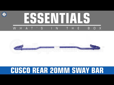 Cusco Rear Sway Bar 20mm - What's in the Box?