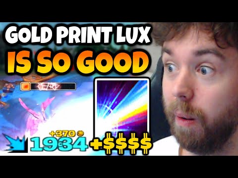 GOLD PRINTING LUX is SO STRONG but also FUN. Get to 3 core SO FAST.