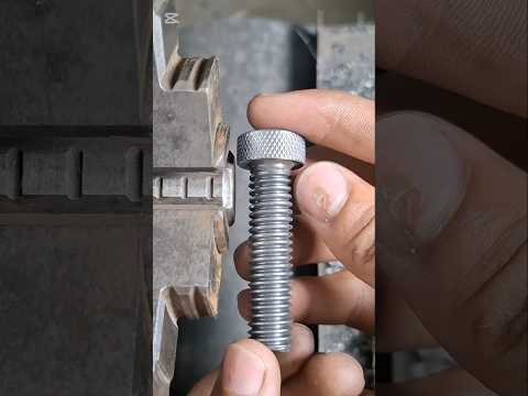 bold head trick lathe mechanical engineering #shorts #diy #mechanical #engineering #bolt #lathe