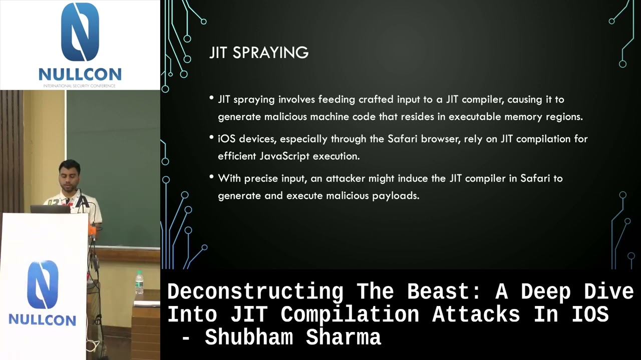 Nullcon Goa 2023 | Deconstructing The Beast: A Deep Dive Into JIT Compilation Attacks In iOS
