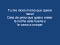Que Quieres De Mi Remix Letra