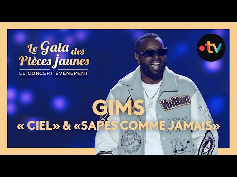 Gims interprète "Ciel" et "Sapés comme jamais" - Gala des Pièces Jaunes 2025