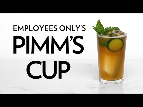 Employees Only Pimm’s Cup – The Educated Barfly