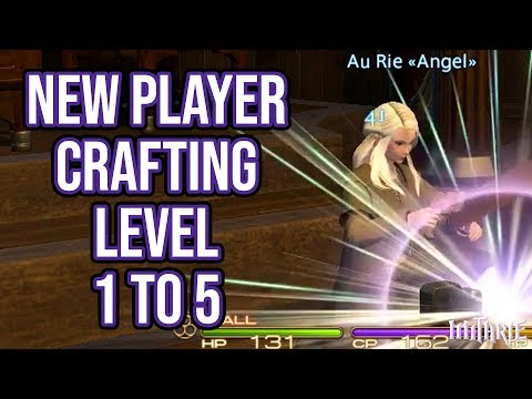 FFXIV 2.55 0582 New Player Crafting Guide Level 1 to 5