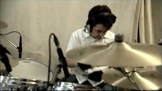 On the drums...Sean Moore!  Outtake from No Manifesto Manic Street Preachers Documentary