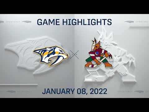 NHL Highlights | Predators vs. Coyotes - Jan. 8, 2022