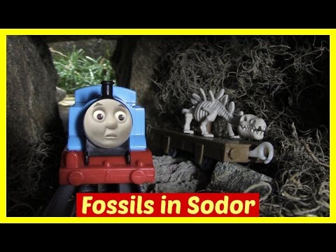 Thomas and Friends Accidents Will Happen Toy Trains Thomas the Tank Engine Dinosaur Fossils in Sodor Video