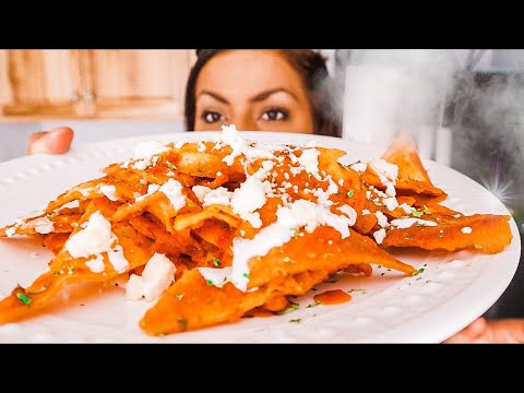Chilaquiles Rojos Mexicanos 🔥 Fuego en La Cocina