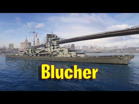 Meet The Blucher! Tier 8 German Cruiser in World of Warships Legends
