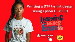 Printing a t-shirt Design from CADlink for DTF