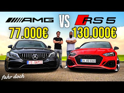 Mercedes C63 AMG vs. Audi RS5 Performance | DUEL of the steam-powered coupes | OLD vs. NEW