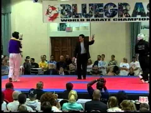 Jason Bourelly vs Raymond Daniels 2004 Bluegrass Nationals Karate Tournament