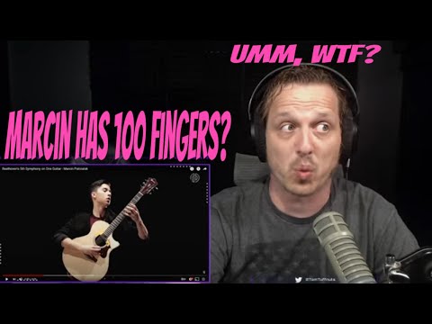 [Umm, he's doing what?] Marcin Patrzalek - Beethoven's 5th Symphony Guitar Cover Reaction