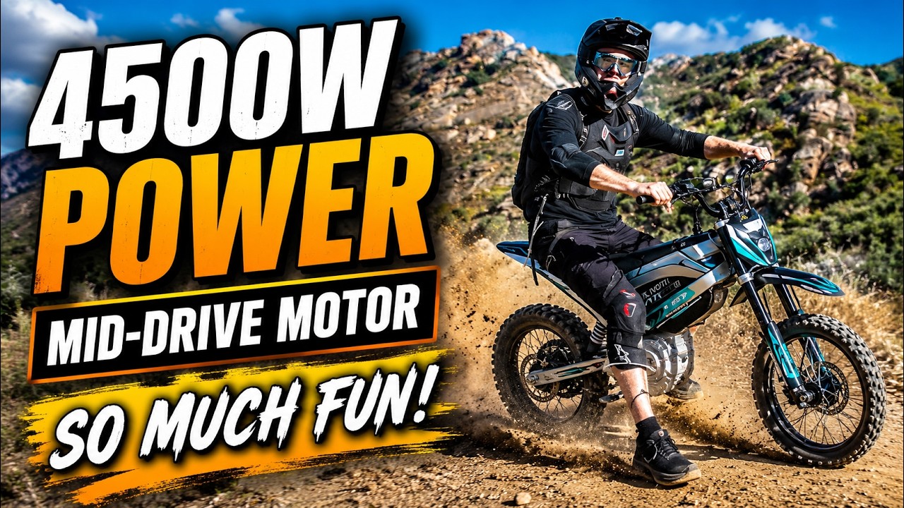 Killer electric dirt bike, crazy power & comfort | Evoltrix X7