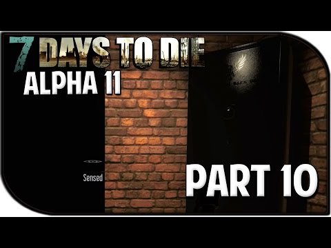 7 Days to Die Alpha 11.2 Gameplay Part 10 - "Shotgun + Gun Safes Everywhere!"