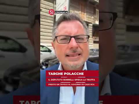 Targhe polacche, l'era della truffa sta per finire: Borrelli spiega come funziona l'imbroglio