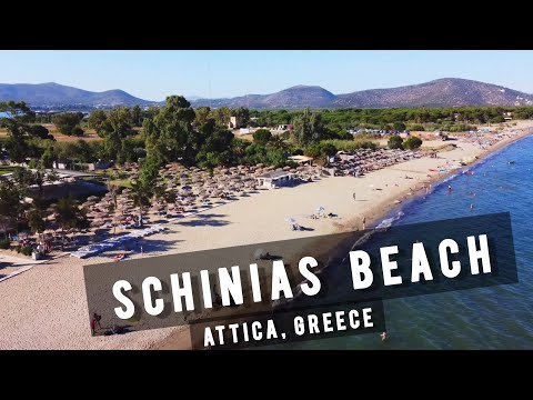 Schinias Beach by drone, ATTICA | GREECE 🇬🇷