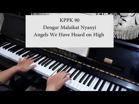 KPPK 90 - Dengar Malaikat Nyanyi- Piano Accompaniment with Lyrics